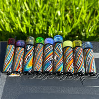 Image 1 of Rainbow & Clear Tips