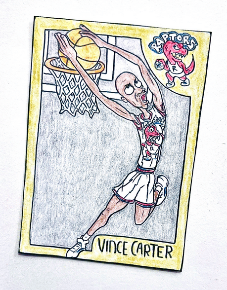 Image of Original pencil artwork—Vince Carter