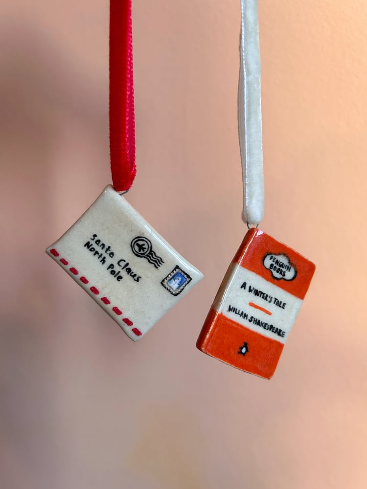 Image of ceramic christmas decs