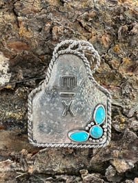 Image 3 of Custom Ear Tag Pendant 