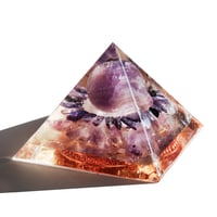 Large:  Amethyst Sphere & Points / Charoite / Gd - 3