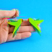 Image 1 of Parakeet Earrings