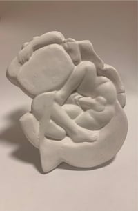 Image 2 of Paint It Yourself Japanese Hakata Shunga Erotica Statue 