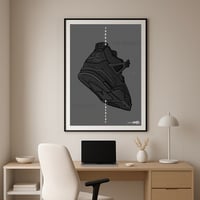 Image 2 of Sneaker Poster Air Jordan 4 Black Cat 2025