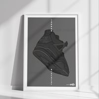 Image 3 of Sneaker Poster Air Jordan 4 Black Cat 2025