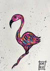 "Martha the Flamingo..." Steve McCracken Original Street Bird...