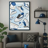Image 2 of Sneaker Poster Air Jordan 1 Low x Travis Scott x Fragment”2025