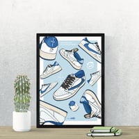 Image 3 of Sneaker Poster Air Jordan 1 Low x Travis Scott x Fragment”2025