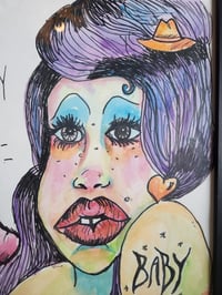 Image 3 of "Howdy baby" painting