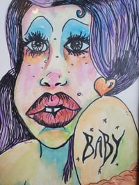 Image 4 of "Howdy baby" painting