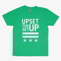 Upset the Setup Green Shortsleeve T-Shirt