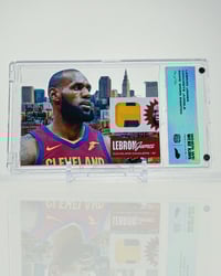 LeBron James | Game-Worn Swatch: Cleveland | One-of-One