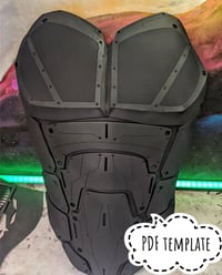 Image 1 of Superhero chest template for cosplay DIY