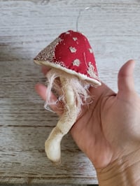 Image 5 of Large Amanita christmas tree ornament l