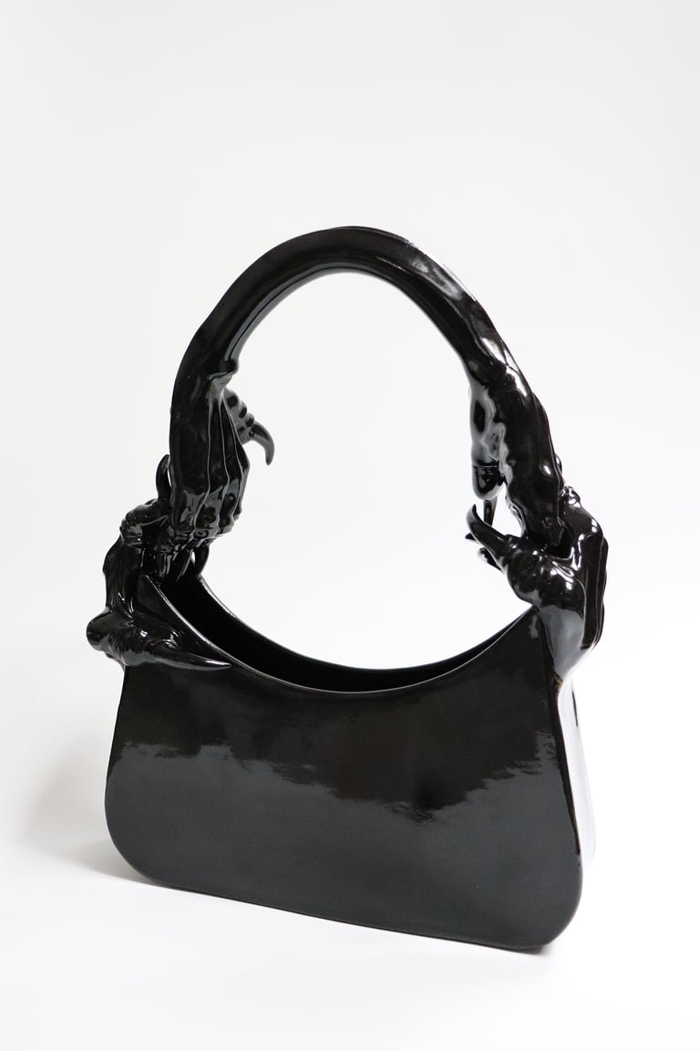 Black Ceramic Bag — "The Acrobat" Image 3