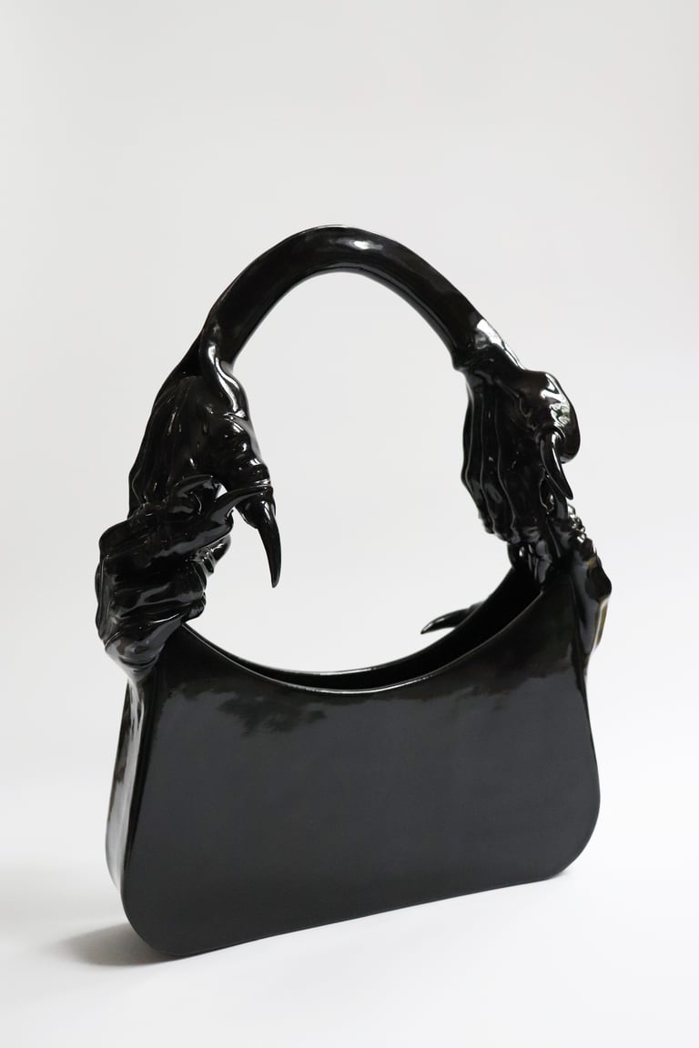 Black Ceramic Bag — "The Acrobat" Image 5