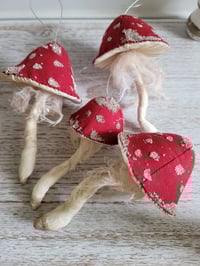 Image 3 of Small Amanita christmas tree ornament 