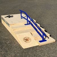 Image 1 of 5 Stair Flat Down Rail - Round