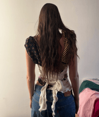 Image 3 of Rena Wrap Top- white