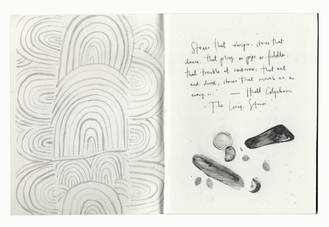 Image of A zine about stones