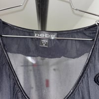 Image 4 of bebe mesh tank 