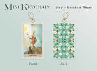 Image 1 of Rabbit Tarot Card Mini Keychain 🐰