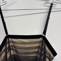 Image 2 of silk overlay tiered dress