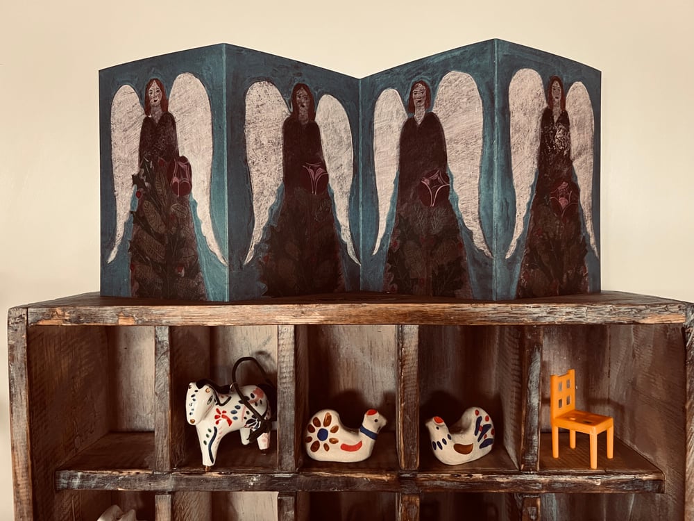 Image of A Choir of Angels Concertina Card