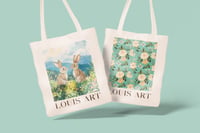 Canvas Tote Bag 🐰