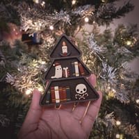 Image 2 of Christmas Tree Bookcase - Brown