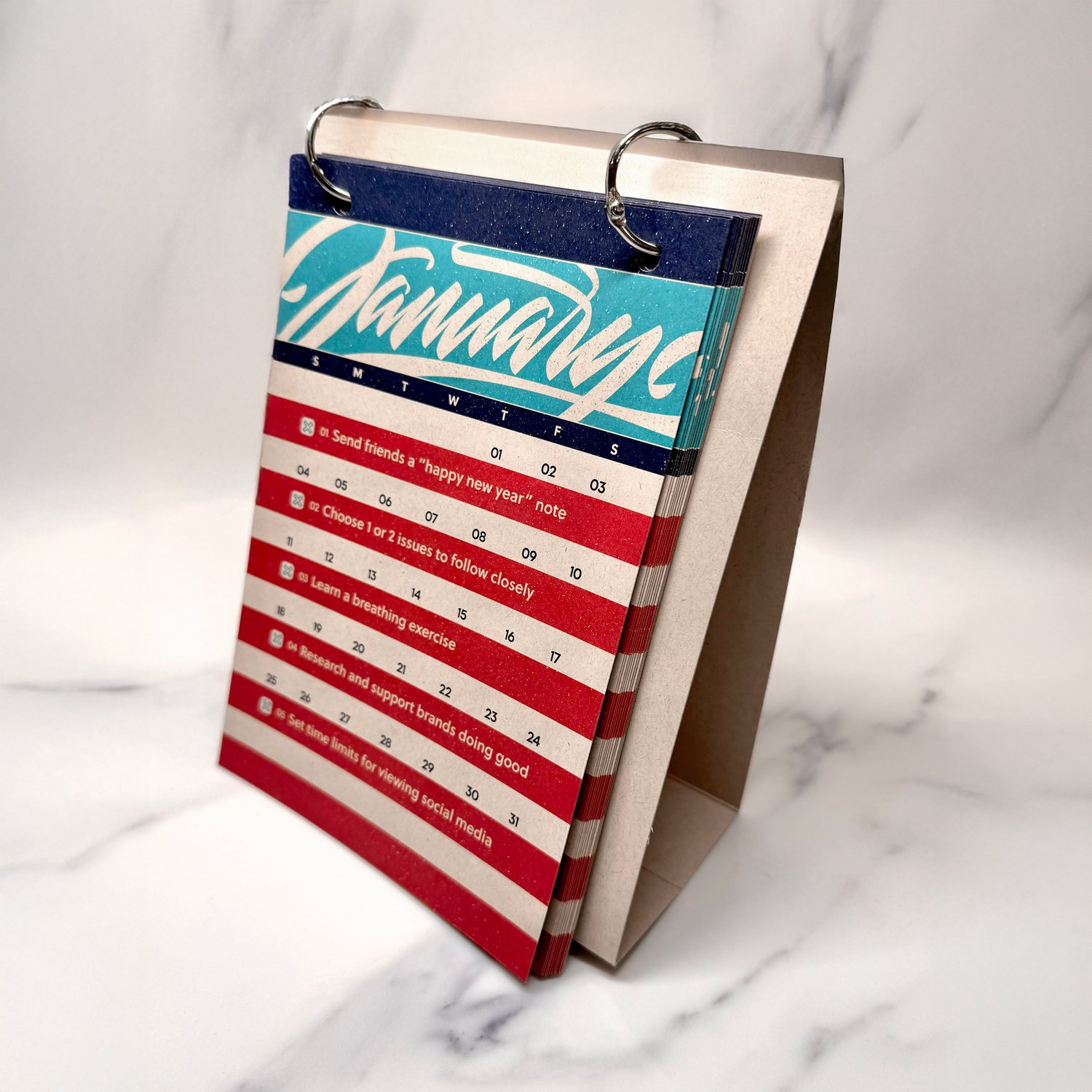 Image of The People's Calendar 2026: A Weekly Action Guide