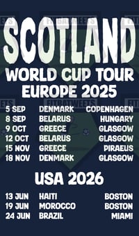 Image 4 of Scotland World Cup Tour Front & Back Print T-Shirt