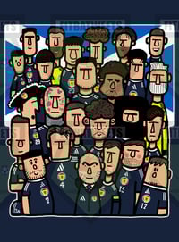 Image 5 of Scotland World Cup Tour Front & Back Print T-Shirt