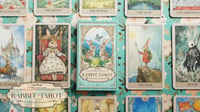 Image 2 of Rabbit Tarot Card x5