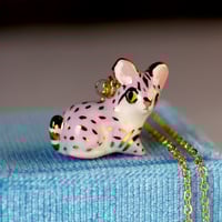 Lavender Serval Necklace