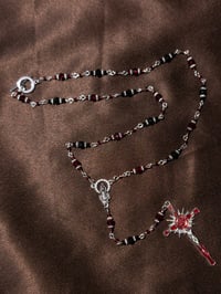 Image 1 of Striga Red Rosary Necklace