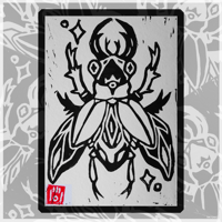 BEETLE - LINO PRINT