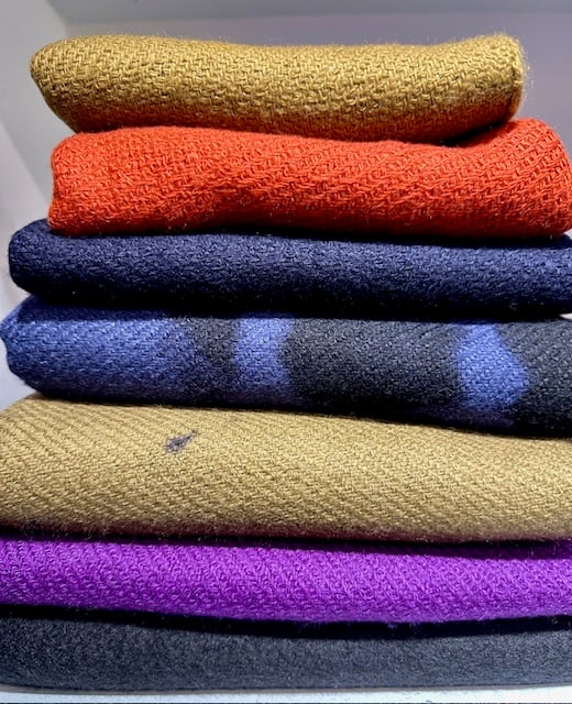 Image of Hand Spun and Hand Woven Cashmere Scarves- Classic and Oversized