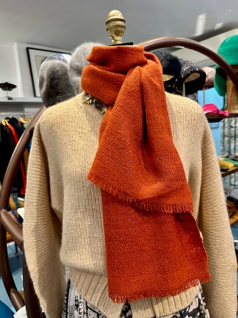 Image of Hand Spun and Hand Woven Cashmere Scarves- Classic and Oversized