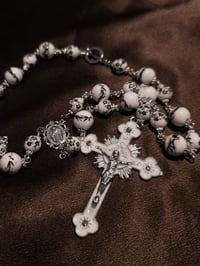 Image 3 of Snow Rosary Necklace