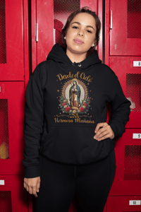 Image 4 of Virgen De Guadalupe Full Color Design Hoodie 