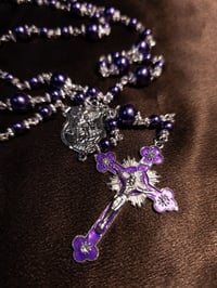 Image 3 of Iris Rosary Necklace