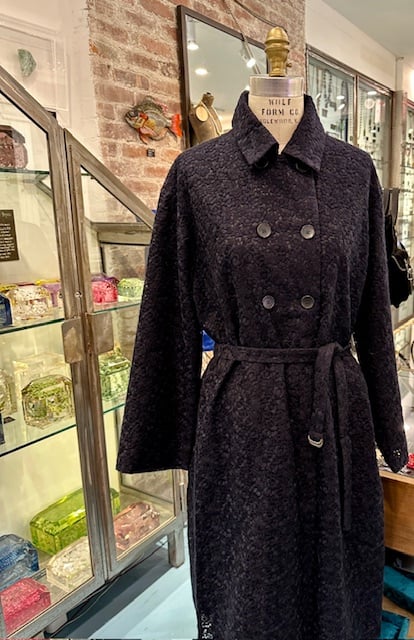 Image of Antipast Lace Coat (Burgundy or Black)