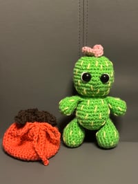 Image 3 of Pot Heads Plushie: “Lil Cac-Ti” Pattern 
