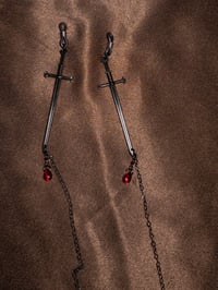 Image 3 of Draw Blood Glasses Chain Black