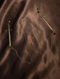 Image 1 of Draw Blood Glasses Chain Bronze
