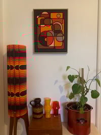 Image 4 of ‘Metaphysical Essence II’ acrylic painting on canvas Oak frame