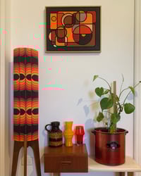 Image 7 of ‘Metaphysical Essence II’ acrylic painting on canvas Oak frame