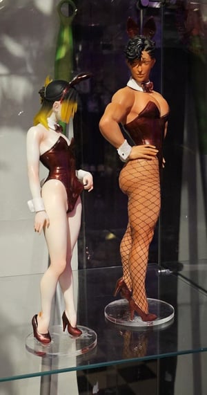 Image of bunny kuroo kenma figures