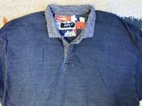 Image 2 of 45 rpm multi indigo-dyed shirt, size 5 (fits M/L)
